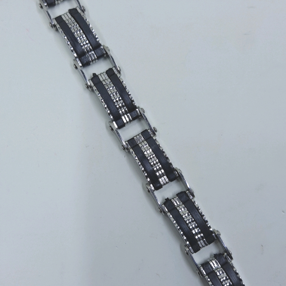 Stainless steel bracelet - 1 piece *